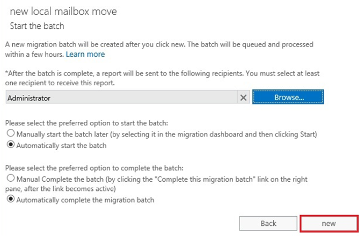 exchange migration batch settings