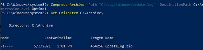 How to Zip/Unzip files or folders using PowerShell?