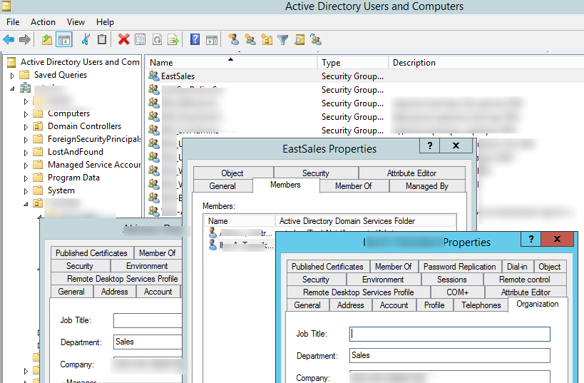 implementing Dynamic AD Security groups with powershell