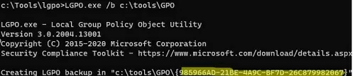 create local gpo backup